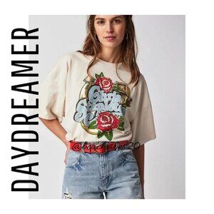 DAYDREAMER x FREE PEOPLE Chris Stapleton Horseshoe Tee Ivory One Size NWT